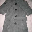GREY BELTED PEACOAT