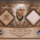 Todd Bertuzzi 2005-06 Artifacts Treasured Swatches #TSTB 32/275 JSY SN