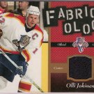 Olli Jokinen 2006-07 Fleer Fabricology #FOJ JSY