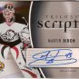 Martin Biron 2006-07 Upper Deck Trilogy Scripts #TSMB AUTO