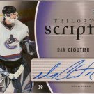 Dan Cloutier 2006-07 Upper Deck Trilogy Scripts #TSDC AUTO