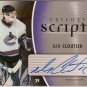 Dan Cloutier 2006-07 Upper Deck Trilogy Scripts #TSDC AUTO
