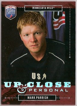 Mark Parrish 2006-07 Be A Player Up Close and Personal #UC31 241/999 SN