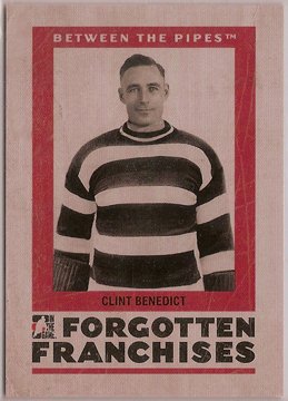 Clint Benedict 2006-07 Between The Pipes Forgotten Franchises #FF07