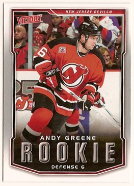 Andy Greene 2007-08 Upper Deck Victory #229 RC