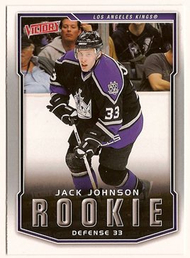 Jack Johnson 2007-08 Upper Deck Victory #201 RC