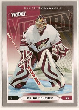 Brian Boucher 2005-06 Upper Deck Victory Silver #151 154/250 SN
