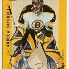 Andrew Raycroft 2005-06 Parkhurst Facsimile Auto Parallel #41 91/100 SN