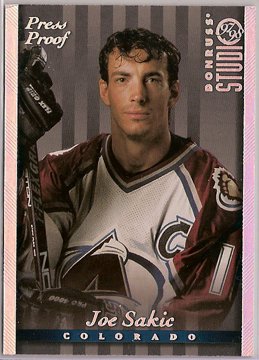Joe Sakic 1997-98 Studio Press Proofs Silver #23