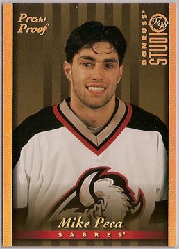 Mike Peca 1997-98 Studio Press Proofs Gold #72