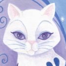 Star Bright ACEO Satin Giclee Cat Print By Tj Sahadja10