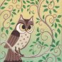 Forest Home ACEO Owl Canvas Giclee Print Fantasy By Tj Sahadja10
