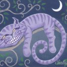 Cheshire Cat Print Chessy Fantasy by Sahadja10 Tj
