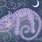 Cheshire Cat Print Chessy Fantasy by Sahadja10 Tj