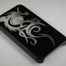 Hard Plastic Dragon Design Back Cover Case for Apple iPhone 4 - Black