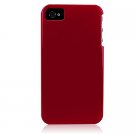 Hard Plastic Glossy Back Cover Case for Apple iPhone 4/4S - Red