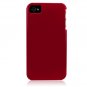 Hard Plastic Glossy Back Cover Case for Apple iPhone 4/4S - Red
