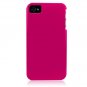 Hard Plastic Glossy Back Cover Case for Apple iPhone 4/4S - Hot Pink