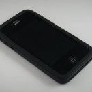 Soft Silicone Rubber Skin Cover Case fpr Apple iPhone 4/4S - Black