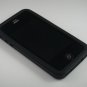 Soft Silicone Rubber Skin Cover Case fpr Apple iPhone 4/4S - Black