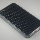 Crystal Gel Diamond Design Case for Apple iPhone 4/4S - Smoke