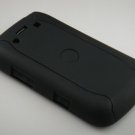 Hard Plastic Rubber Feel Armor Case for Blackberry Bold 9700/9780 - Black