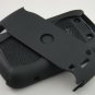Hard Plastic Rubber Feel Armor Case for Blackberry Bold 9700/9780 - Black