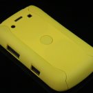 Hard Plastic Rubber Feel Armor Case for Blackberry Bold 9700/9780 - Yellow