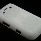Hard Plastic Rubber Feel Armor Case for Blackberry Bold 9700/9780 - White