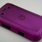Hard Plastic Rubber Feel Armor Case for Blackberry Bold 9700/9780 - Purple