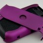 Hard Plastic Rubber Feel Armor Case for Blackberry Bold 9700/9780 - Purple