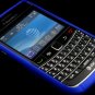 Hard Plastic Rubber Feel Armor Case for Blackberry Bold 9700/9780 - Blue