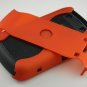 Hard Plastic Rubber Feel Armor Case for Blackberry Bold 9700/9780 - Orange