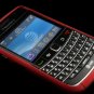 Hard Plastic Rubber Feel Armor Case for Blackberry Bold 9700/9780 - Red