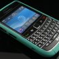 Hard Plastic Rubber Feel Armor Case for Blackberry Bold 9700/9780 - Turquoise