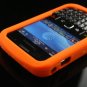 Soft Silicone Skin Cover Case for Blackberry Curve 8520 - Orange