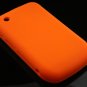 Soft Silicone Skin Cover Case for Blackberry Curve 8520 - Orange
