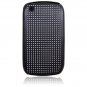 Hard Plastic Matrix Design Back Cover Case for Blackberry Curve 8520 - Black