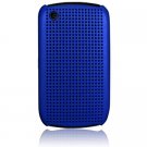Hard Plastic Matrix Design Back Cover Case for Blackberry Curve 8520 - Blue