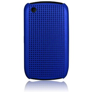 Hard Plastic Matrix Design Back Cover Case for Blackberry Curve 8520 - Blue