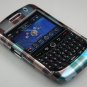 Hard Plastic Design Case for Blackberry Curve 8900 - Blue Check