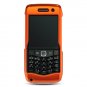 Hard Plastic Rubber Feel Case for Blackberry Pearl 9100 - Orange