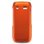 Hard Plastic Rubber Feel Case for Blackberry Pearl 9100 - Orange
