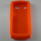 Soft Silicone Skin Cover Case for Blackberry Pearl 9100 - Orange