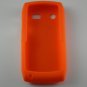 Soft Silicone Skin Cover Case for Blackberry Pearl 9100 - Orange
