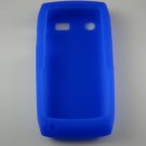 Soft Silicone Skin Cover Case for Blackberry Pearl 9100 - Blue