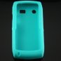 Soft Silicone Skin Cover Case for Blackberry Pearl 9100 - Turquoise