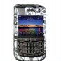 Hard Plastic Design Case for Blackberry Tour 9600/9630 - Black Skulls