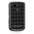 Crystal Gel Diamond Design Skin Cover Case for Blackberry Tour 9600/9630 - Smoke