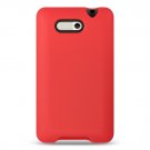 Soft Silicone Skin Cover Case for HTC Aria - Red